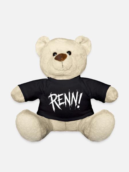 Renn! (Rennen Laufen Joggen Läufer Läuferin) - Teddy - Schwarz