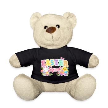 Oisillon aux œufs colorés de l’équipe de Pâques - Nounours - noir - Devant