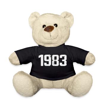 Legendary Since 1983 Vintage 1983 Retro 1983 - Teddy Bear - black - Front