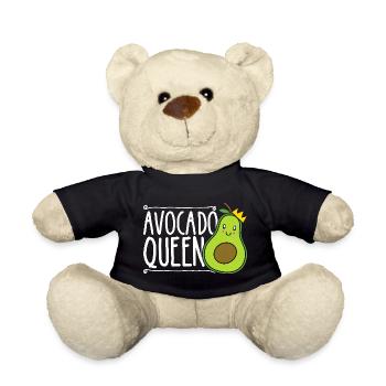 Avocado Queen - Teddy Bear - black - Front