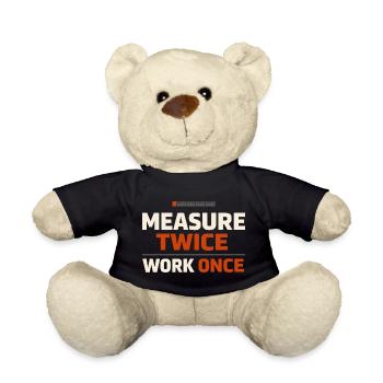 Blue Collar Lifestyle Blue Collar Pride Working - Teddy Bear - black - Front