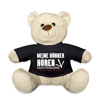 Hühnerflüsterer Huhn Hühnerhalter Hühner - Teddy - Schwarz - Vorne