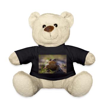 Close-up of an Earth Toad - Poster - Teddy Bear - black - Front