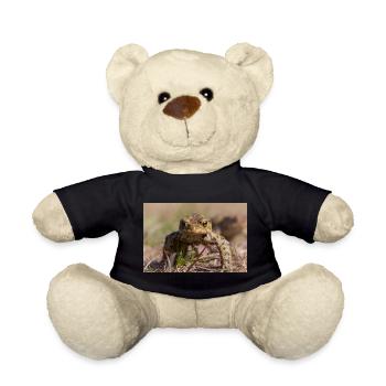Close-up of an Earth Toad - Poster - Teddy Bear - black - Front