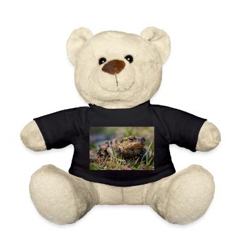 Close-up of an Earth Toad - Poster - Teddy Bear - black - Front