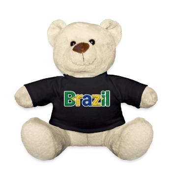 Brazil - Teddy Bear - black - Front