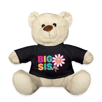 Geschlechterenthüllung BIG SIS Big Sister Babyparty - Teddy - Schwarz - Vorne