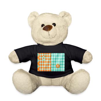 Duo Pétales Arlequin - Nounours - noir - Devant