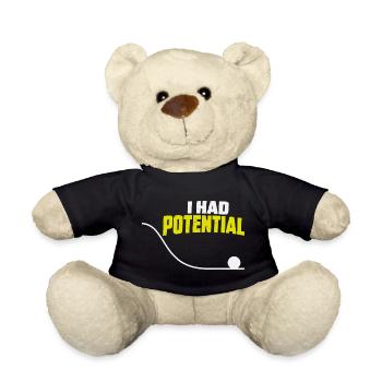 Ich hatte potenzielle Energie-Physique Humou - Teddy - Schwarz - Vorne