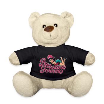 Burlesque Forever: Vintage Pin-Up Beauty - Teddy Bear - black - Front