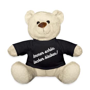 HN Toujours Rire Eh bien Rester Design d’autocollants - Nounours - noir - Devant