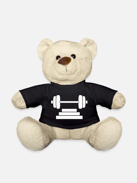 Eisenpuls-Hantelmotiv - Teddy - Schwarz