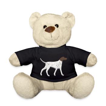 Pointer rennt - Teddy - Schwarz - Vorne