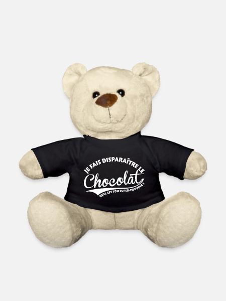 Disparaître le chocolat - Nounours - noir