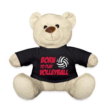 Born to play Volleyball - Teddy - Schwarz - Vorne