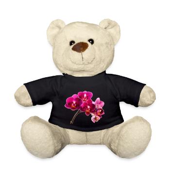 Orchidee Dunkellila - Teddy - Schwarz - Vorne