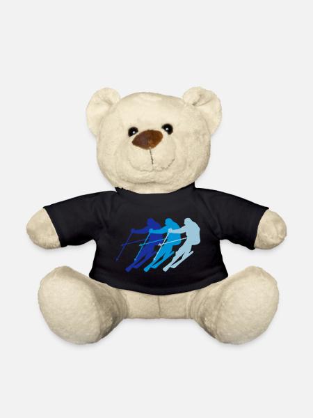 ski - Teddy Bear - black