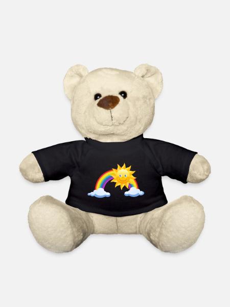 rainbow - Teddy Bear - black