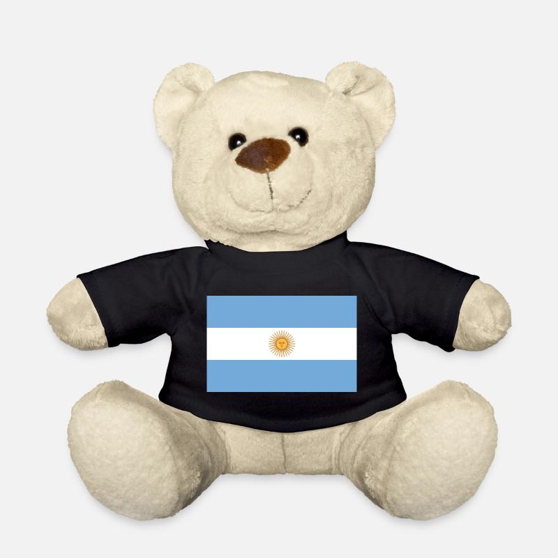 Argentinean flag - Teddy Bear - black