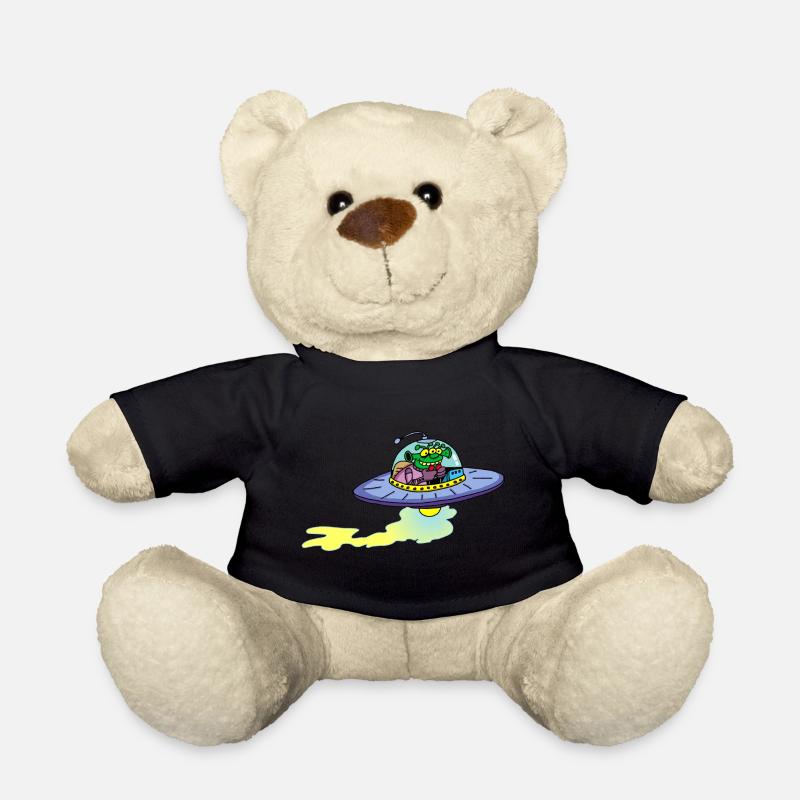 Alien Alien Raumschiff - Teddy - Schwarz