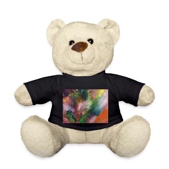 Art - peinture - Nounours - noir - Devant