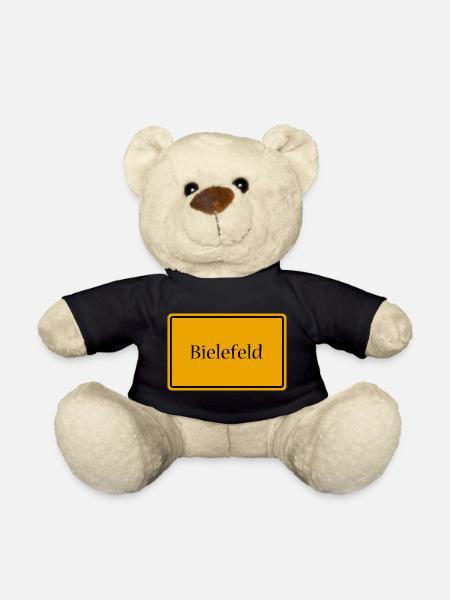 Ortsschild Bielefeld - Nounours - noir
