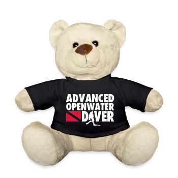 advanced open water diver - Teddy Bear - black - Front