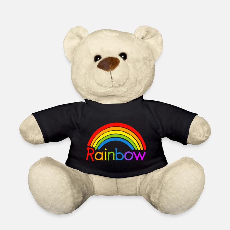 Rainbow regenbogen LGBT - Teddy - Schwarz