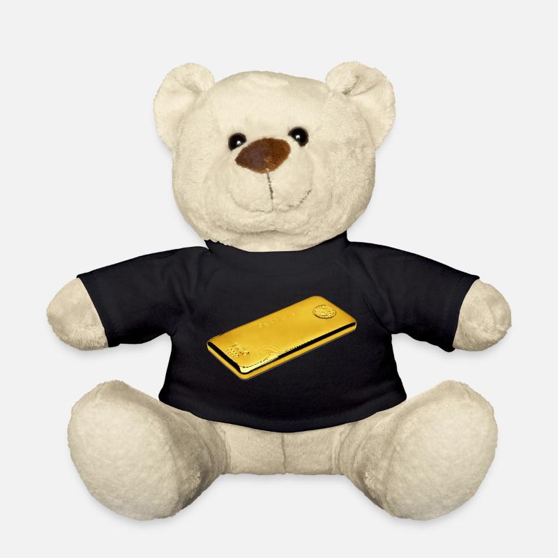 gold - Teddy - Schwarz