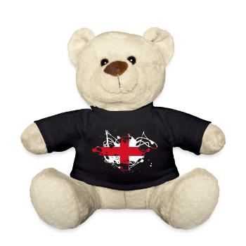 England - Teddy Bear - black - Front