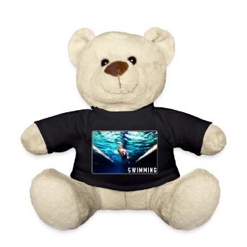 Natation - conception - Nounours - noir - Devant