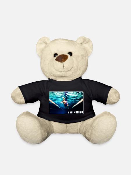 Natation - conception - Nounours - noir