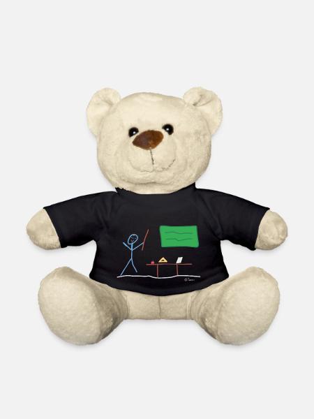 Lehrer Strichmännnchen, Unterricht Schule Beruf - Teddy - Schwarz