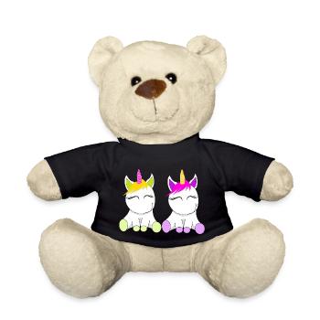 Amis Licorne - Nounours - noir - Devant