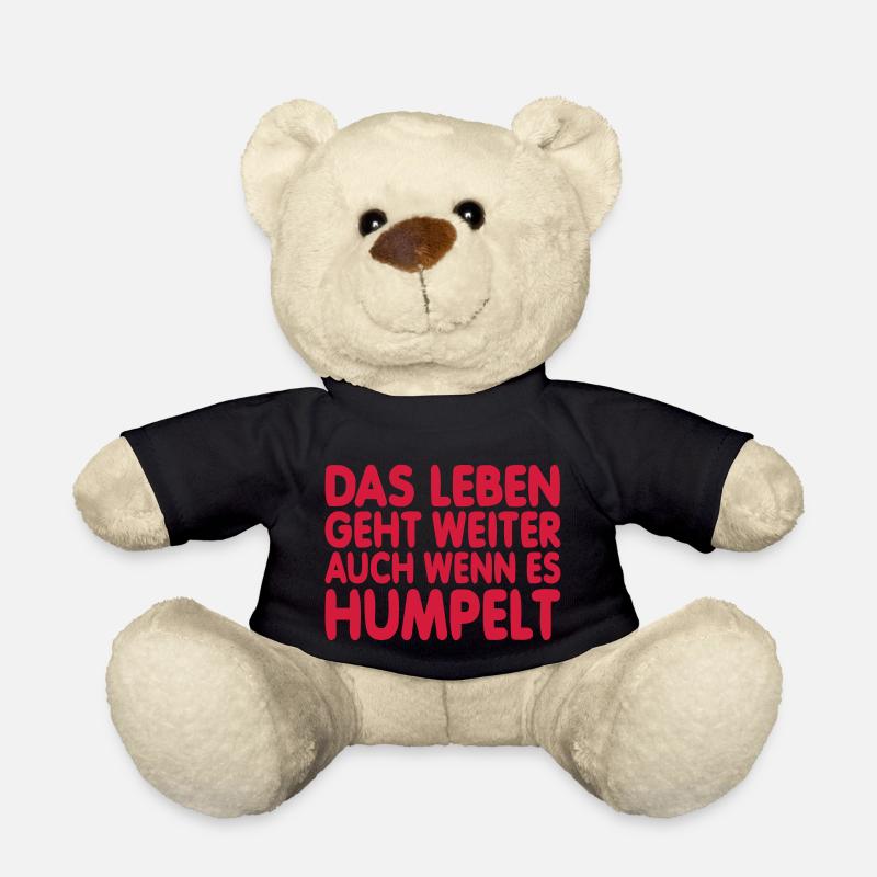 Das Leben Geht Weiter Auch Wenn Es Humpelt - Teddy - Schwarz