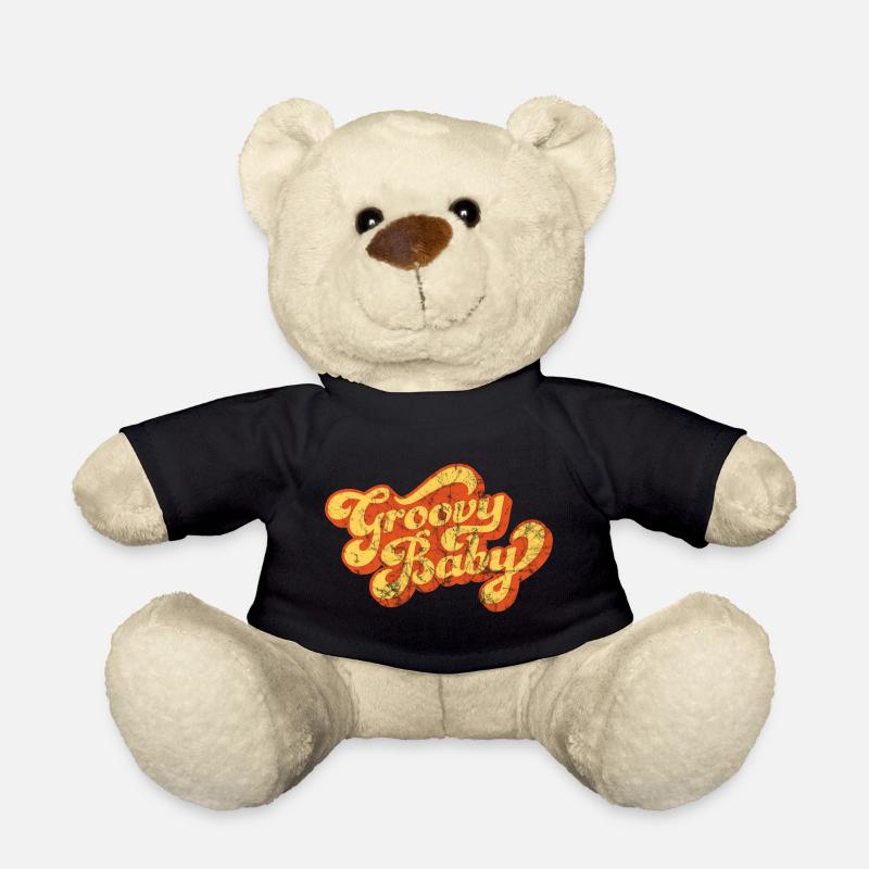 Groovy Baby - Vintage Style Design - Teddy - Schwarz