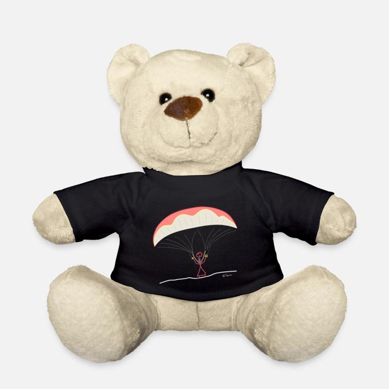 Gleitschirm Luftsport Aero Wind Paragleiter Sport - Teddy - Schwarz