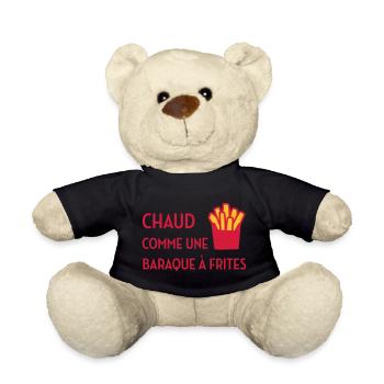 Chaud comme une baraque à frites / Sexy / Sexe - Teddy Bear - black - Front