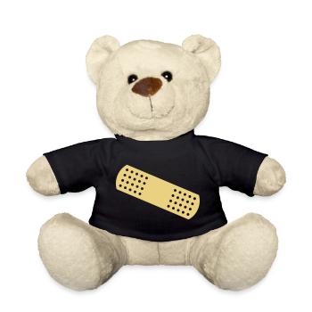 Band-aid - Teddy Bear - black - Front