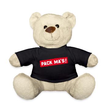 München - Pack ma´s - Teddy - Schwarz - Vorne