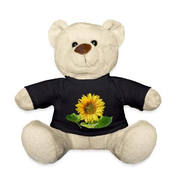 Sunflower - Teddy Bear - black - Front