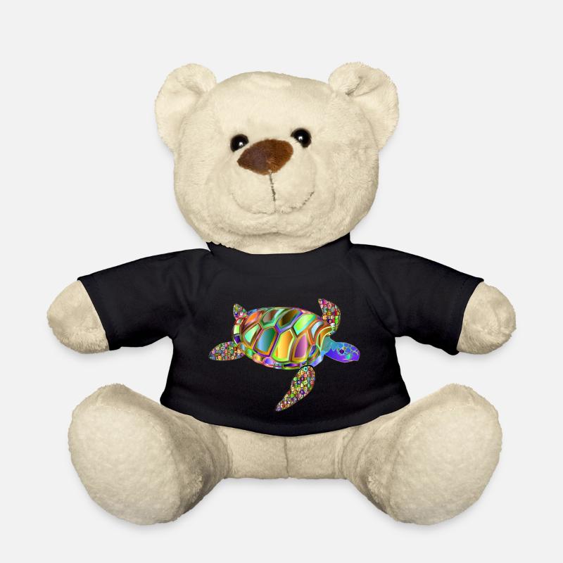 turtle/TORTUE ARC EN CIEL - Nounours - noir