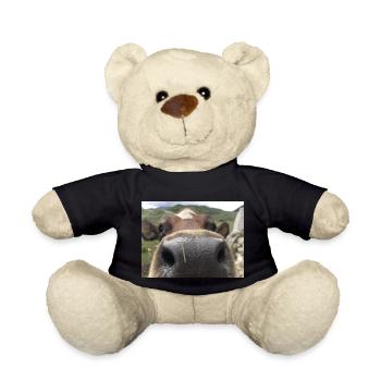 Kuh Nase - Teddy - Schwarz - Vorne