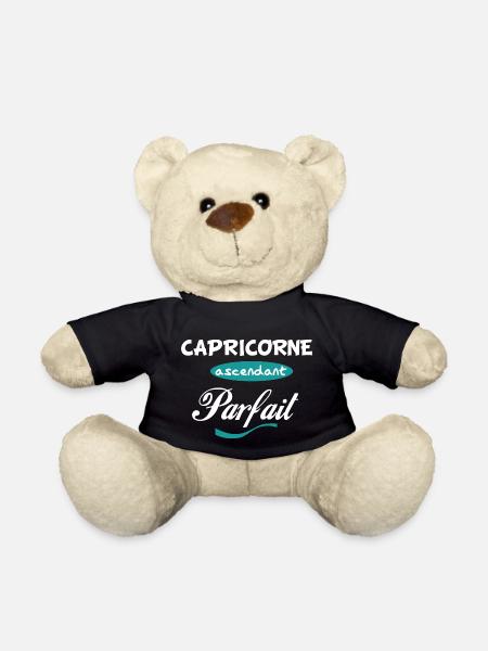 LOGO 317 CAPRICORNE ASCENDANT PARFAIT - Nounours - noir
