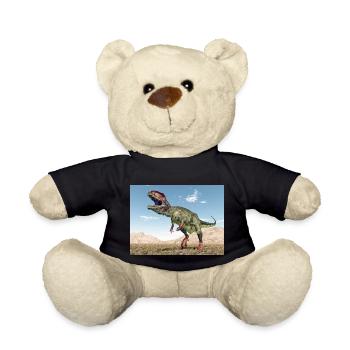 Dinosaurier Giganotosaurus - Teddy - Schwarz - Vorne