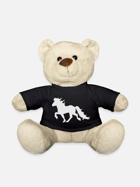 Edles Islandpferd im Tölt - Teddy - Schwarz