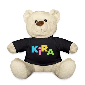 Kira, Vorname, Name - Teddy - Schwarz - Vorne
