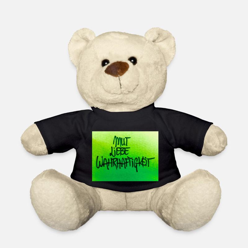 MUT, LIEBE, WAHRHEIT - Teddy - Schwarz