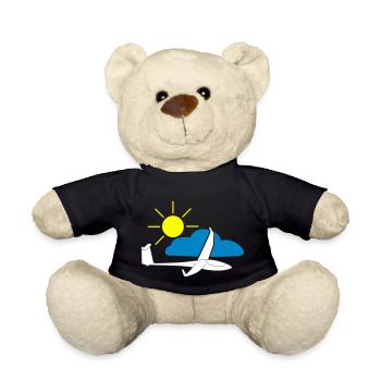 sonne wolke segelflieger gleiten Thermik Pilot - Teddy - Schwarz - Vorne