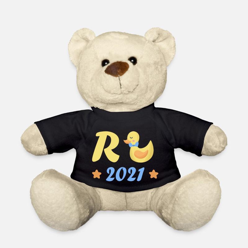 Rente Ente 2021 Ruhestand Rentner Pension Geschenk - Teddy - Schwarz